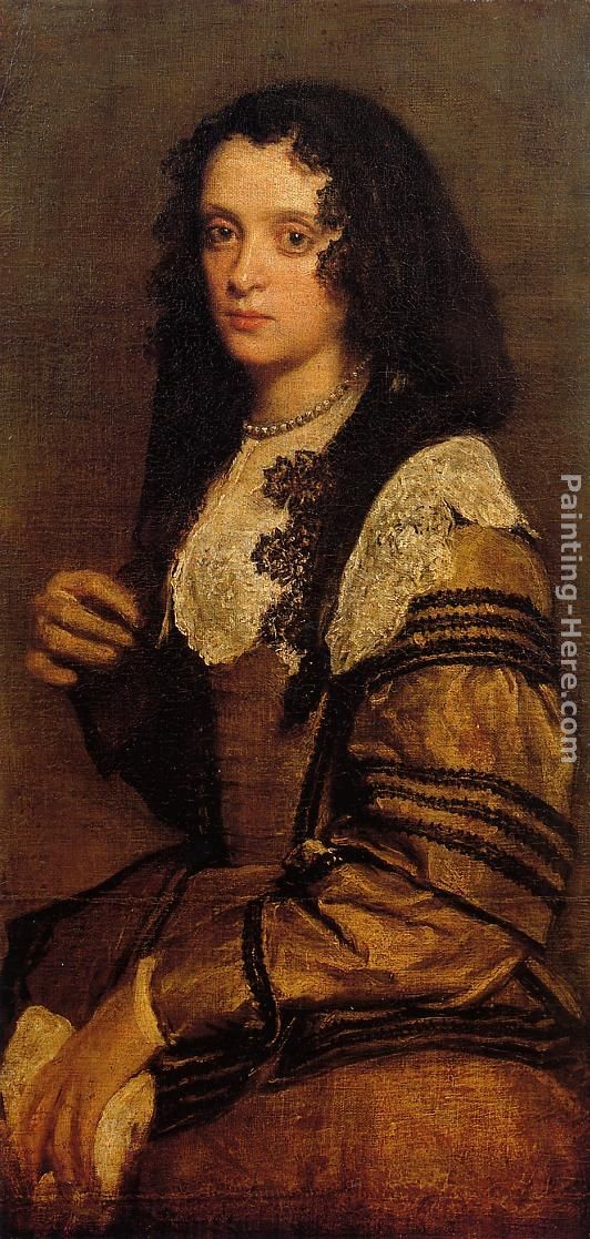 Diego Rodriguez de Silva Velazquez A Young Lady